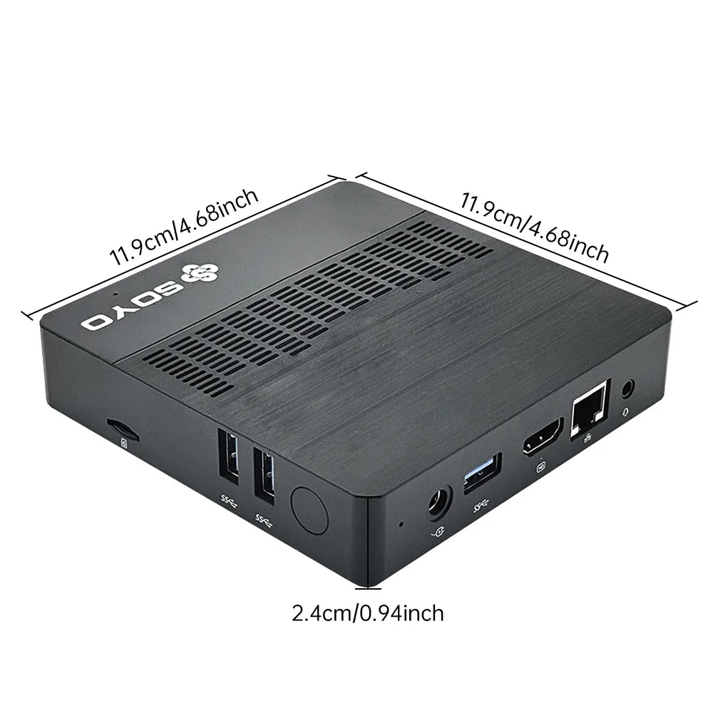 Mini PC SOYO Intel N4000 CPU 6G RAM 64G ROM