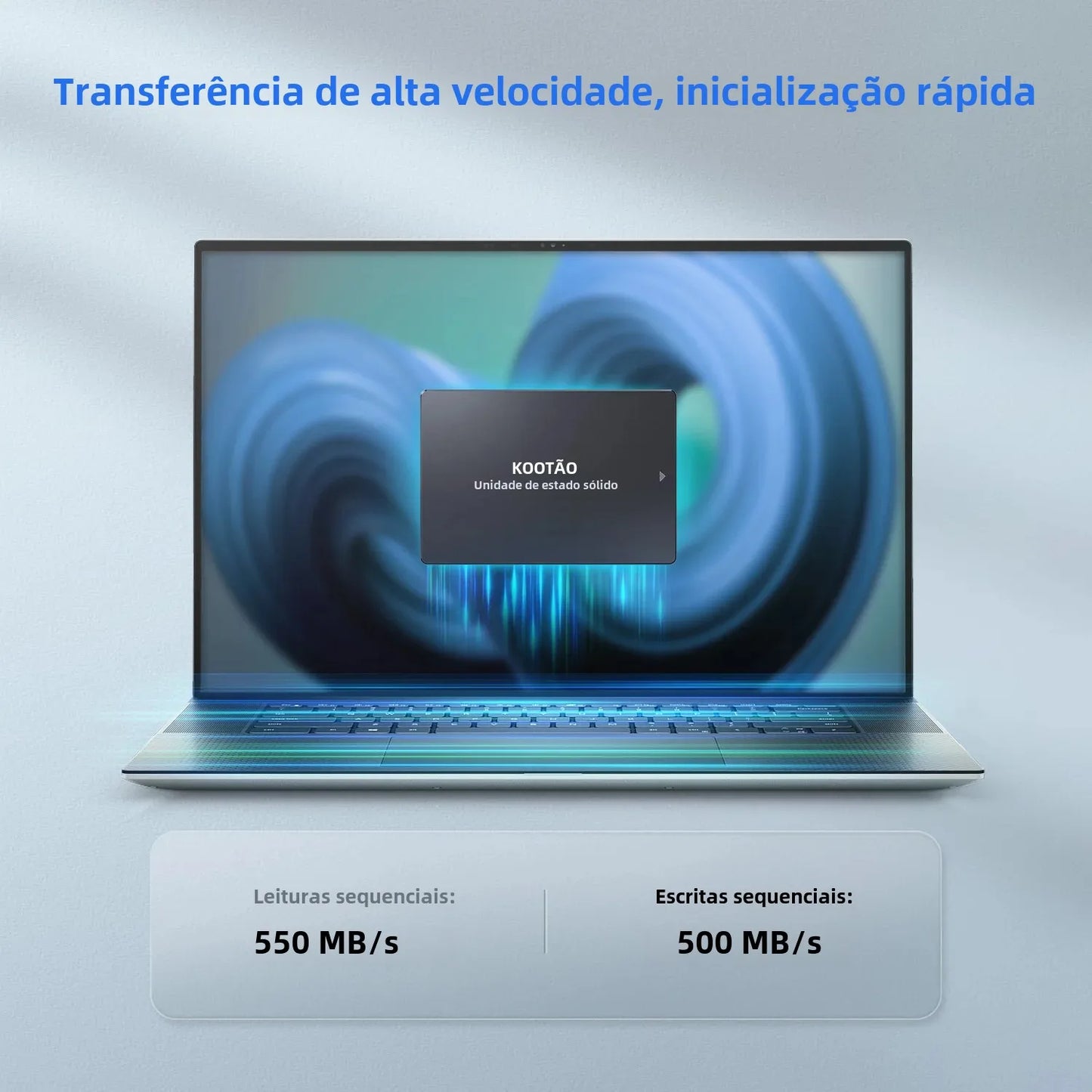 SSD Interno KOOTION 2.5 Polegadas SATA III para PC e Notebook